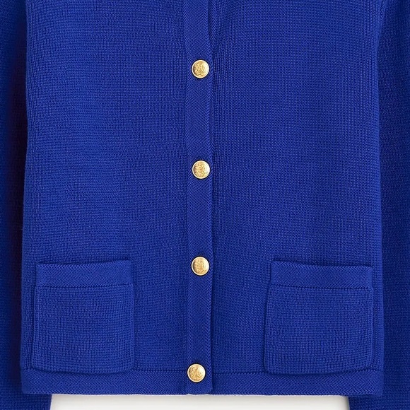 NWT J.Crew Emilie Patch-Pocket Sweater Lady Jacket - Picture 3 of 3